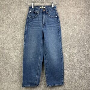 Madewell High-Rise Wide-Leg Blue Jeans